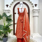 Embroidered Anarkali Gown Set for Festive and Wedding Occasions