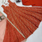 Embroidered Anarkali Gown Set for Festive and Wedding Occasions