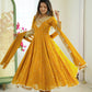 Embroidered Blooming Faux Anarkali Set