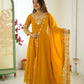 Embroidered Blooming Faux Anarkali Set