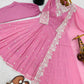 Embroidered Blooming Faux Anarkali Set