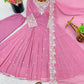 Embroidered Blooming Faux Anarkali Set