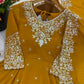 Embroidered Blooming Faux Anarkali Set