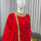 Embroidered C by C Faux Georgette Sharara Set with Dupatta