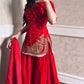 Embroidered C by C Faux Georgette Sharara Set with Dupatta