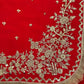 Embroidered C by C Faux Georgette Sharara Set with Dupatta