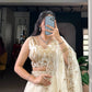 Embroidered Chanda Silk Lehenga Choli Set with Dupatta
