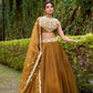 Embroidered Chanda Silk Lehenga Choli Set with Dupatta