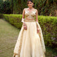 Embroidered Chanda Silk Lehenga Choli Set with Dupatta