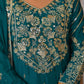 Embroidered Chinnon Silk Lehenga Set with Dupatta