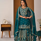 Embroidered Chinnon Silk Lehenga Set with Dupatta