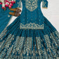 Embroidered Chinnon Silk Lehenga Set with Dupatta