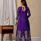 Embroidered Chinnon Silk Lehenga Set with Dupatta