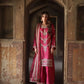 Embroidered Chinnon Silk Sharara Suit Set with Dupatta