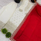 Embroidered Chinnon Silk Suit Set with Dupatta