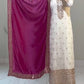 Embroidered Chinnon Silk Suit Set with Dupatta