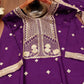 Embroidered Chinon Kurta Sharara Set