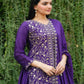 Embroidered Chinon Kurta Sharara Set