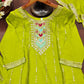 Embroidered Chinon Kurta Sharara Set
