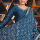Embroidered Chinon Kurta Sharara Set