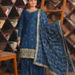 Embroidered Chinon Kurta Sharara Set