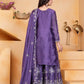 Embroidered Chinon Kurta Sharara Set