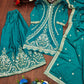 Embroidered Chinon Kurta Sharara Set