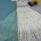 Embroidered Chinon Lehenga Choli Set