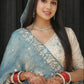 Embroidered Chinon Lehenga Choli Set
