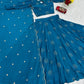 Embroidered Chinon Lehenga Choli Set with Dupatta