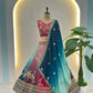 Embroidered Chinon Lehenga Choli with Dupatta for Wedding and Festive Wear
