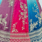 Embroidered Chinon Lehenga Choli with Dupatta for Wedding and Festive Wear