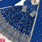 Embroidered Chinon Silk Anarkali Set