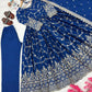 Embroidered Chinon Silk Anarkali Set