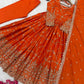 Embroidered Chinon Silk Anarkali Set