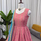 Embroidered Chinon Silk Anarkali Set with Dupatta