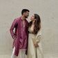 Embroidered Chinon Silk Anarkali Set with Koti, Pant and Dupatta