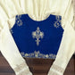 Embroidered Chinon Silk Anarkali Set with Koti, Pant and Dupatta