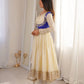Embroidered Chinon Silk Anarkali Suit Set with Koti for Wedding and Festive Wear