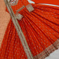 Embroidered Chinon Silk Gown Set