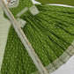Embroidered Chinon Silk Gown Set