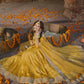 Embroidered Chinon Silk Gown Set