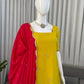 Embroidered Chinon Silk Kurti Plazzo Set for Festive and Wedding Wear