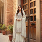 Embroidered Chinon Silk Kurti Plazzo Set for Festive and Wedding Wear