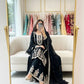 Embroidered Chinon Silk Kurti Plazzo Set for Festive and Wedding Wear