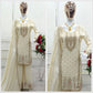 Embroidered Chinon Silk Kurti Plazzo Set for Festive and Wedding Wear