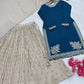 Embroidered Chinon Silk Lehenga Set