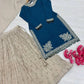 Embroidered Chinon Silk Lehenga Set