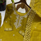 Embroidered Chinon Silk Palazzo Sharara Set