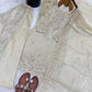 Embroidered Chinon Silk Palazzo Sharara Set